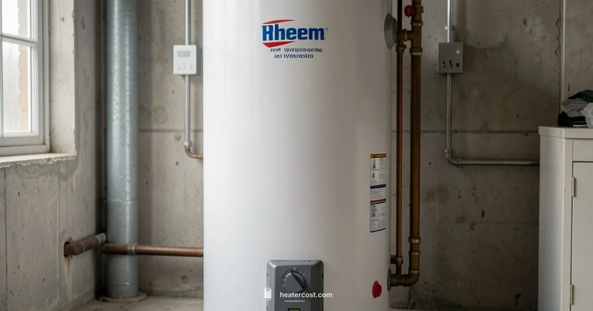 Rheem Tank Essentials - Heater Cost