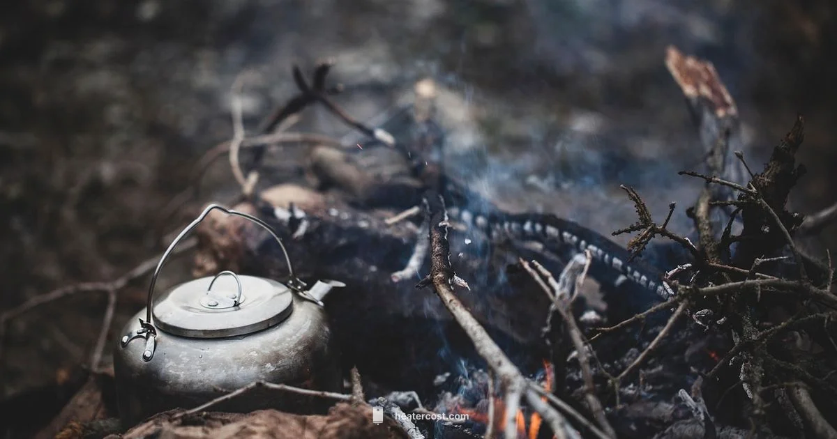 Camp Water Heater Setup - Heater Cost