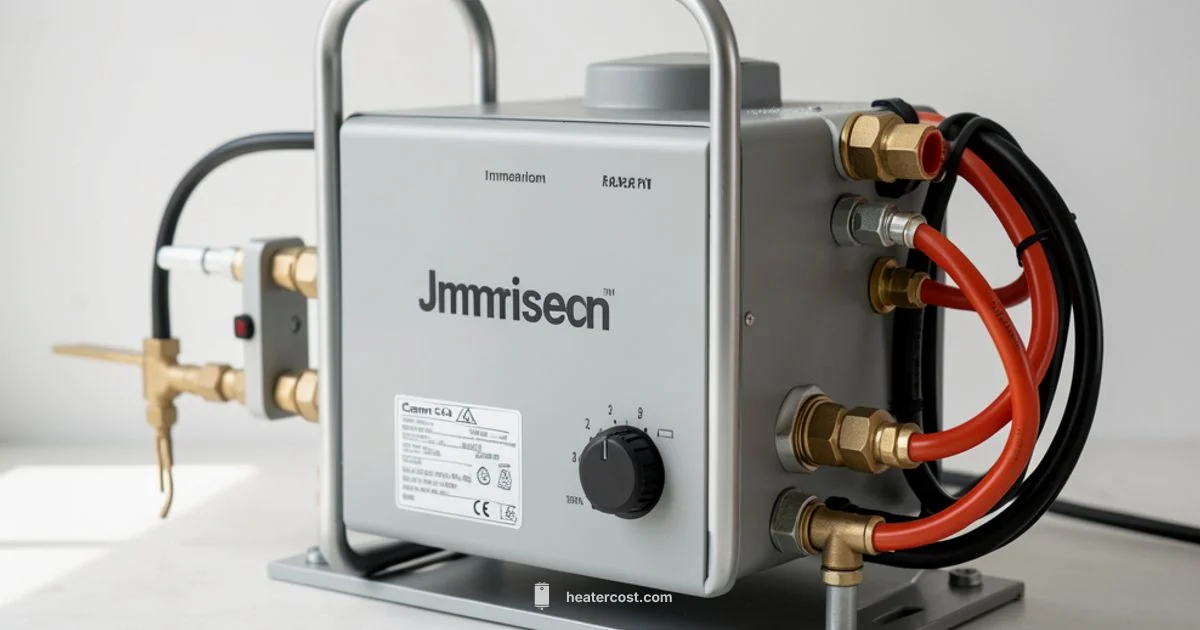 Immersion Heater Setup - Heater Cost