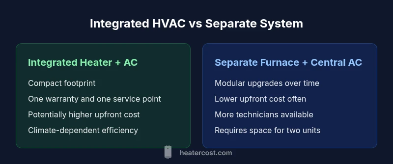 Comparison: Integrated vs Separate HVAC Systems